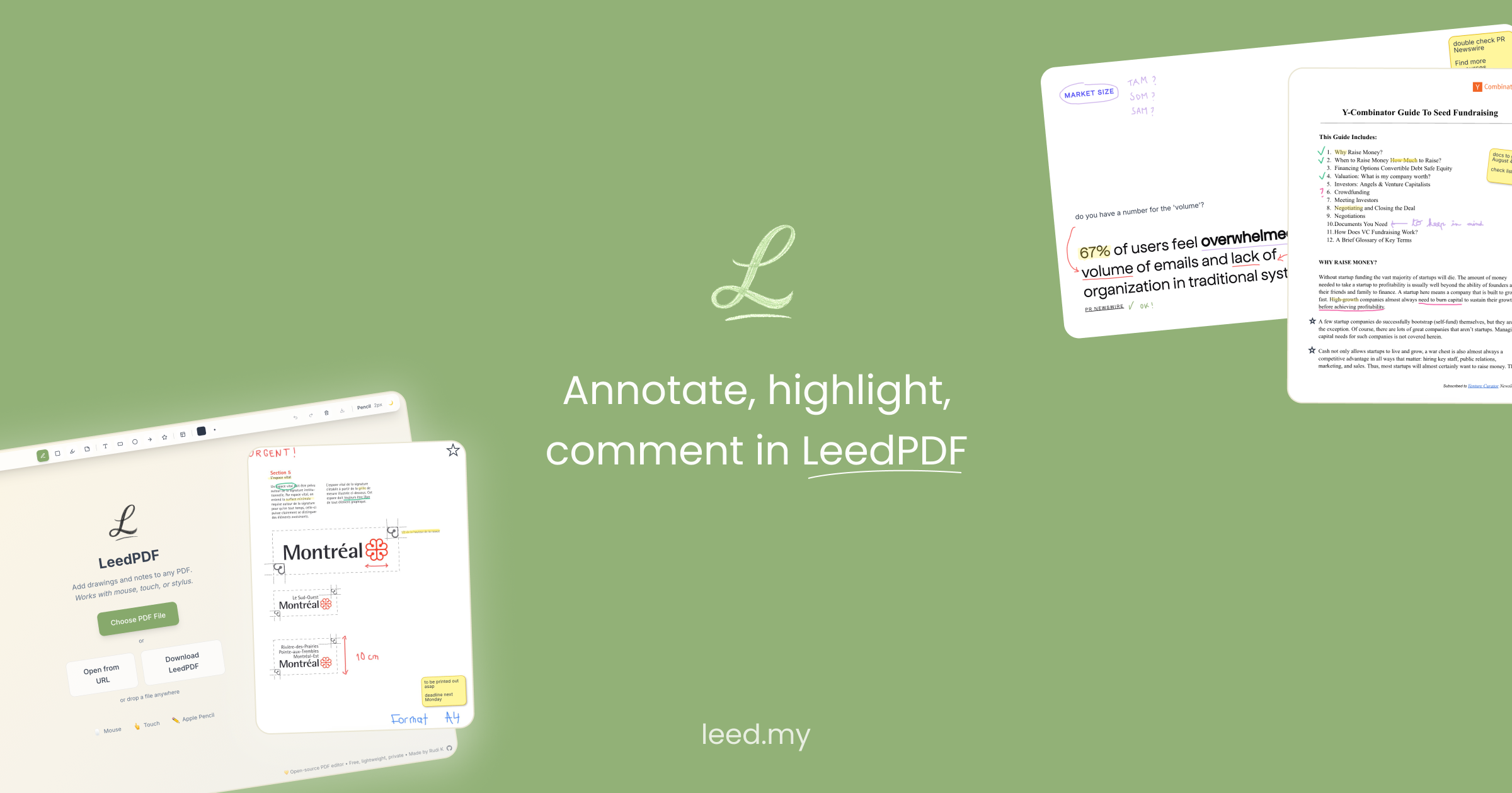 Leed: Annotate your PDFs - Cover Leed